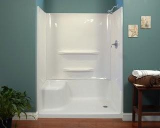 Hazelwood Home 32 x 60 x 59 Seated Shower Wall (HAZE2177)