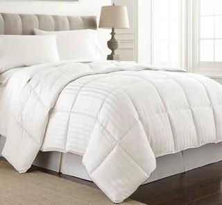 Alwyn Home Stripe Reversible Down Alternative Comforter (ANEW1664_21401371_21401366) - King 