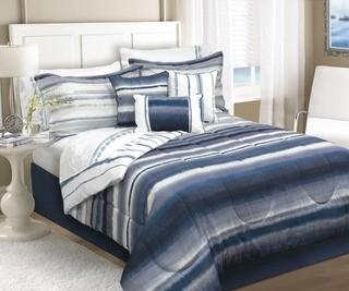 Latitude Run Sevine 5 Piece Comforter Set (LRUN1399_21742017) - Twin - Blue