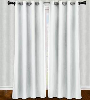 Charlton Home Lawson Woven Solid Blackout Curtain Panels (CHRL4200_22134207) - White - 52" x 84" 