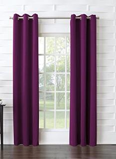 Lot 2 - Sun Zero - Grommet Panel - Lichtenberg - Purple  - 54" x 84" 