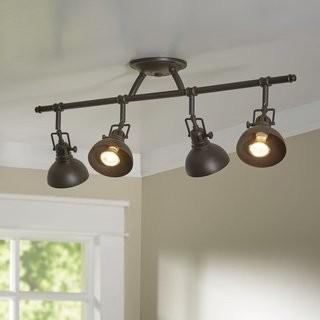 Beachcrest Home Dollinger 4-Light Semi Flush Mount (BCMH1542_23592003)- Bronze 