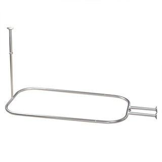 Versalot Never Rust 57.75 Oval Shower Curtain Rod (DRSA1007_17012730)