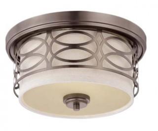 Willa Arlo Interiors Helina 2-Light Flush Mount (WRLO1142_21906548) - Bronze 