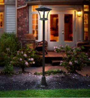 EcoThink Solar Post 1-Light LED Pathway Light (EINK1014)