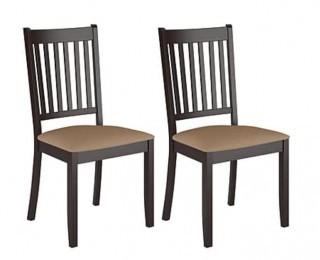 CorLiving DAT-295-C Atwood Dining Chairs with Microfiber Seat (Set of 2)