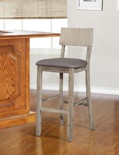 Linon Home D?cor - Grey Wash counter Stool - 033212AGRY01ASU