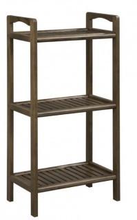 New Ridge Home Goods Abingdon Etagere Bookcase (NRHG1007_17896863) - Chestnut Wood Birch 