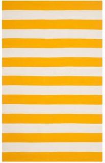 Safavieh Montauk Yellow/Ivory 6 ft. x 9 ft. Area Rug