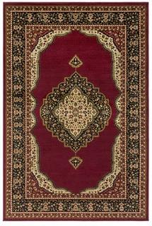 SURYA ? MARASH ? MAH-4602 ? DARK RED, BLACK, KHAKI, OLIVE, TAN - 2'3" x 7'3" 