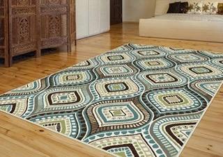 TAYSE INTERNATIONAL TRADING ? CAPRI ? CPR-1008 ? Cream / Turquoise - 2'3" x 10'