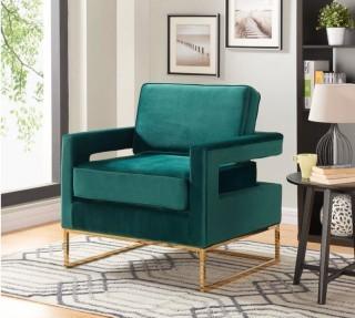 Everly Quinn Canterbury Armchair (EYQN1038_21406910_24654481) - Green 