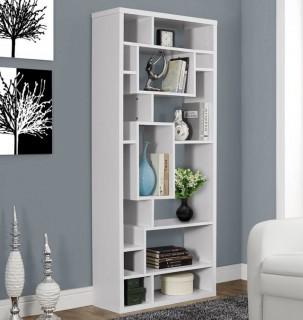 Monarch Specialties Inc. Arden 72 Cube Unit Bookcase (MNQ2560) - White 