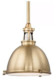 Breakwater Bay Pullman 1-Light Pendant (BRWT8275_20625938) - Aged Brass