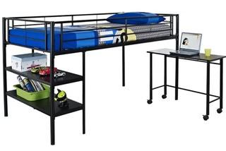 Home Loft Concepts Twin Loft Bed (WLK1340_9751062) - Blk 