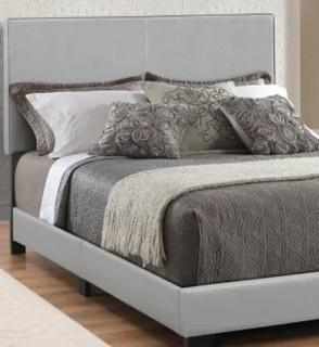 Winston Porter Tryon Upholstered Panel Bed (WNSP4884_26127563_26127564) - Grey  - King 