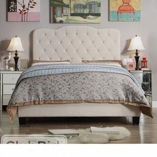 Mulhouse Furniture Elian Upholstered Panel Bed Full - Beige (MLHO1185_16554157_16568197)