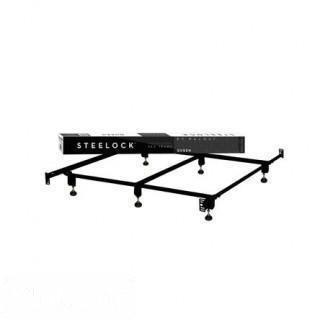 Malouf Steelock Metal Bed Frame - Black - Full (MALF105112477852)