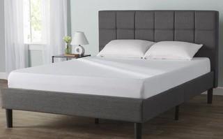 Zipcode Design Colby Upholstered Platform Bed (ZIPC6040_20036410) - DK Grey - Full