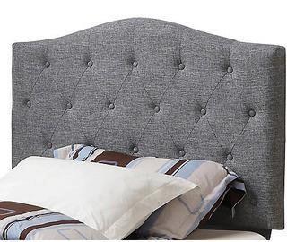 Alton Upholstered Headboard - Twin Grey  - A73T - 