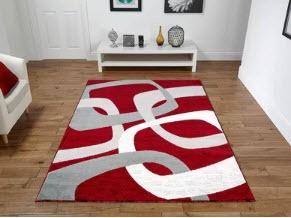 Orren Ellis Chapp Red Area Rug (ORNL4237_26010334) - 5'3" x 7'2" 