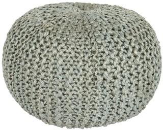 Beachcrest Home Odin Sphere Pouf Ottoman (BRWT1187_15633410) - Light Grey 