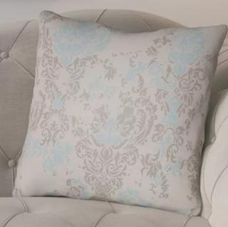 Lark Manor Chapelle Throw Pillow (LARK2987_17632969_17632972) - Taupe / LT. Blue 