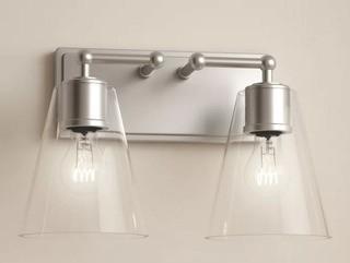 Three Posts Gallego Contemporary 2-Light Vanity Light (TRPT3980_24121736) - Polished Nickel 