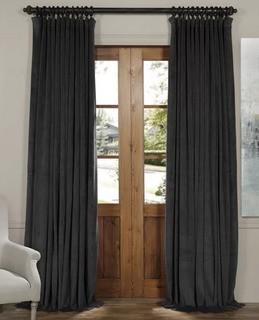 Half Price Drapes Signature Extra Solid Max Blackout Rod Pocket Single Curtain Panel (XKQ1821_18898463_18898469) - 42" x 63" - Navy