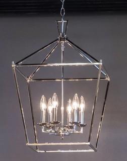 Laurel Foundry Modern Farmhouse Carmen 4-Light Foyer Pendant (LRFY3247_19400482) - Polished Chrome 