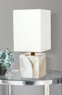 Ivy Bronx Bachand Faux Marble Mosiac Accent 15 Table Lamp (IVBX4461)