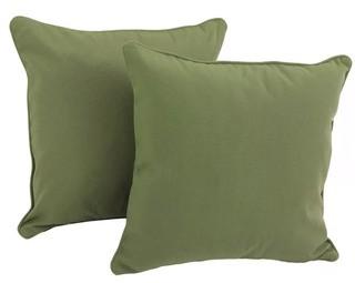 Andover Mills Weymouth Indoor/Outdoor Throw Pillow (ANDO2012_15807887) - Set of 2 - Sage Green 