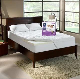 Serta - 5" Pillow Top & Memory Foam Mattress Topper