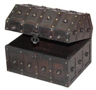 Quickway Imports Vintage Caribbean Pirate Chest (QWI1140)