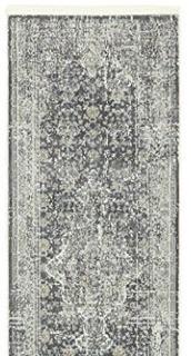 Unique Loom - Havana Collection - F552D - 5' x 5' - Fume Grey 