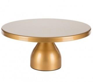 Amalfi Decor - Jocelyn Metal Cake Stand - Gold - AMDE1028