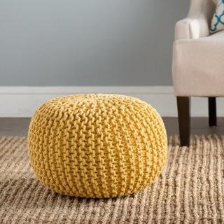 Mistana Grimes Ottoman (MTNA2948_22618508) - Sunflower 