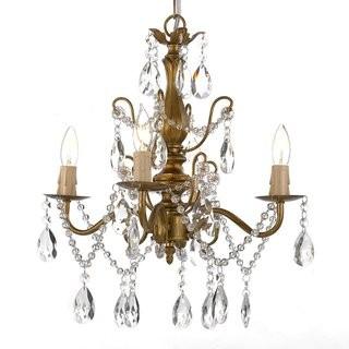 Lark Manor Padillo 4-Light Crystal Chandelier (LRKM1400_21228209) - Gold 