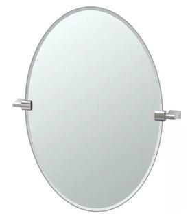 Gatco Bleu Oval Mirror (GAT2490_14287602_14287603) - Chrome 