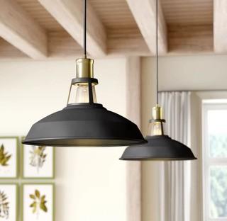 Gracie Oaks Trinton 1-Light Inverted Pendant (GRKS7660)