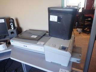 Lot of Paper Shredder, Epson GT1500 Scanner, Wacom Intuos PTZ930 Graphics Tablet and HP Photosmart C6380 All-in-One Printer/Scanner/Copier. 