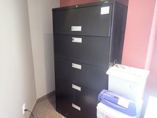 HON Lateral 5-drawer File Cabinet.