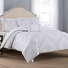 OVERSCALED GEOMETRIC 5-PIECE FULL/QUEEN COMFORTER SET                                               