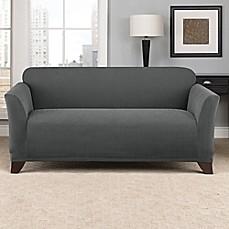 SURE FIT(R) MODERN CHEVRON LOVESEAT SLIPCOVER