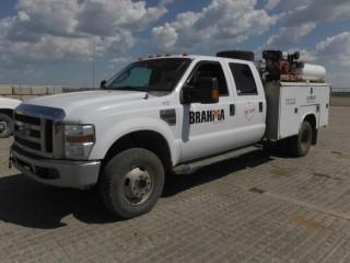 2008 Ford F350 4x4 Crew Cab Service Truck