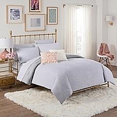 CUPCAKES AND CASHMERE SCATTERED HEARTS TWIN/TWIN XL COMFORTER SET IN GREY