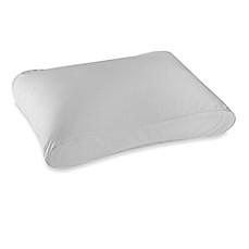 THERAPEDIC INVISTA (R) MEMORELLE(R) FIBER STANDARD/QUEEN SIDE SLEEPER PILLOW IN WHITE