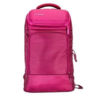 Speck Products MightyPack Plus Checkpoint-Friendly Backpack for Laptops and Tablets up to 15 Inches, Zinfandel Pink/Pomegranate Pink/Polar Grey/Gli