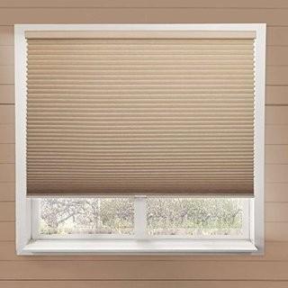 Chicology CCSC5448 Cordless Cellular Shade, Light Filtering Privacy, Energy Saving Honeycomb Fabric, 137cm x 122cm, Croissant