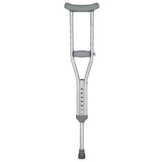 DMI Duro-Med 502-1435-8024 Push-Button Aluminum Crutches, Tall Adult
